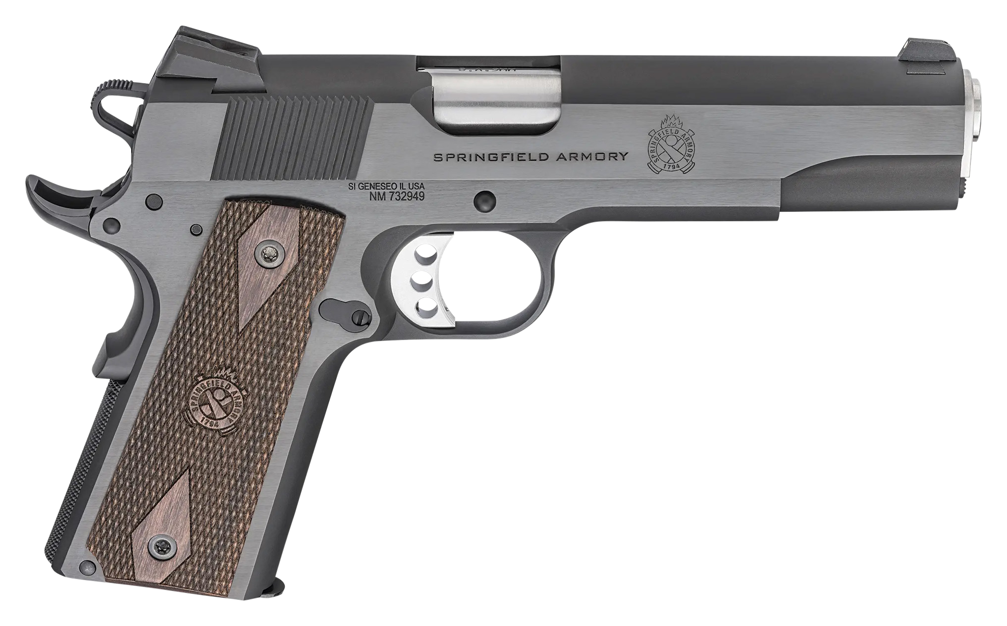 Springfield Armory 1911 Garrison Semi-Auto Pistol - .45 ACP - Blued - 7 ...
